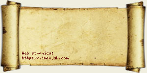 David Varićak vizit kartica